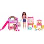 Barbie Skipper Babysitters Inc. Ultimate Daycare Playset con 3 muñecas, muebles y más de 15 accesorios