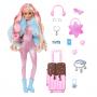 Muñeca Barbie de viaje con moda de nieve, Barbie Extra Fly