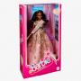 Muñeca coleccionable Barbie la película, Barbie Presidenta con vestido rosa y dorado