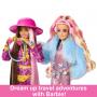 Muñeca Barbie de viaje con moda de Safari, Barbie Extra Fly