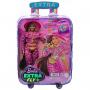 Muñeca Barbie de viaje con moda de Safari, Barbie Extra Fly
