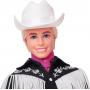 Muñeco Ken coleccionable de Barbie, La película, con atuendo del Oeste en blanco y negro
