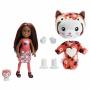 Muñeca Barbie Cutie Reveal Chelsea y accesorios, disfraz de animal de peluche y 6 sorpresas que incluyen cambio de color, gatito como panda rojo