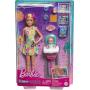 Muñeca Barbie Skipper Babysitters Inc. Con bebé y trona