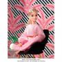 Papel pintado 'BarbieStyle™ Isla Palm' de Barbie™ - Flamenco