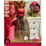 Muñeca y mobiliario Barbie Fashion Fever