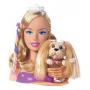Cabeza de peinado Barbie Glamour Pup