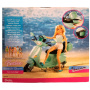 Barbie Beach Glam con Scooter Vespa