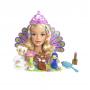 Cabeza de Peinado Barbie como la princesa de la isla Rosella cantarina