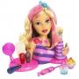 Cabeza de Peinado Estación de Estilo Barbie Candy Glam