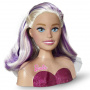 Cabezal de peluquería Barbie Styling con 14 piezas