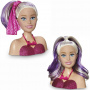 Cabezal de peluquería Barbie Styling con 14 piezas