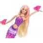 Muñeca Barbie Sirena Swim 'N Dance en un cuento de sirenas