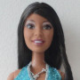 Muñeca Barbie Glitz con vestido azul brillante (AA) AT