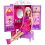 Juego Barbie armario tocador y muñeca Barbie