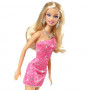 Muñeca Barbie Glitz Shining of Fashion (Vestido Rosa)