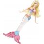 Muñeca sirena Barbie luces brillantes