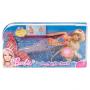 Muñeca sirena Barbie luces brillantes