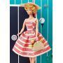 Barbie 1962 Reproducción Casa de Ensueño con Muñeca Rubia, 3 Conjuntos Retro y Accesorios Incluidos, Edición Mattel 75 Años