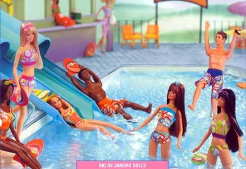Barbie Rio de Janeiro en la piscina