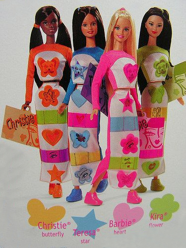 Picture Pockets Barbie, Christie, Teresa, Kira