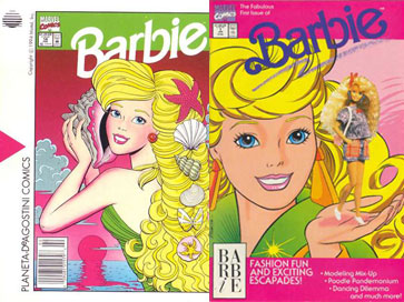 Comic Barbie de los 90