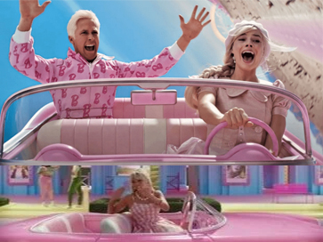 El coche de la pelicula de Barbie