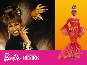 Modelos a seguir de Barbie: Celia Cruz