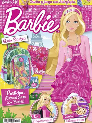 Portada revista de Barbie 129