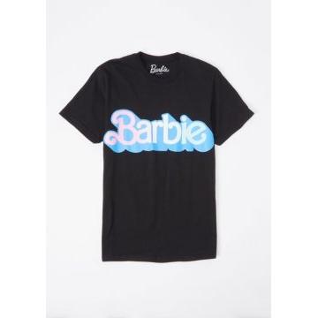 Camiseta gráfica retro con logotipo de Barbie