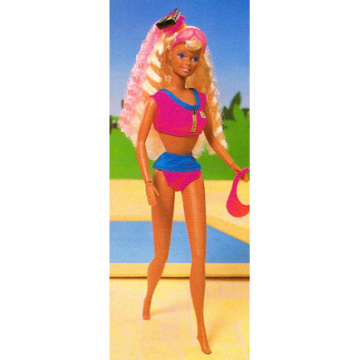 Barbie Banho de Sol (Estrela) Bikini rosa