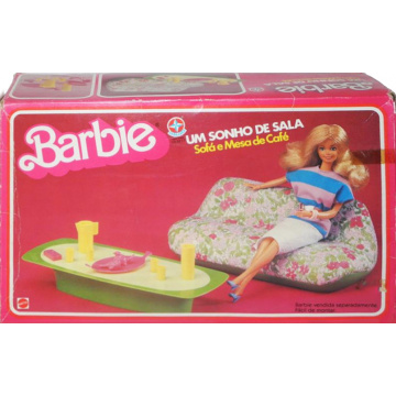 Barbie Um Sonho De Sala - Sofá e Mesa de café - Estrela