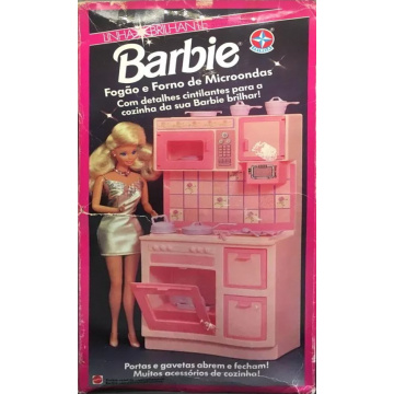 Barbie Linha Brilhante Fogão e Forno Microondas - Estrela