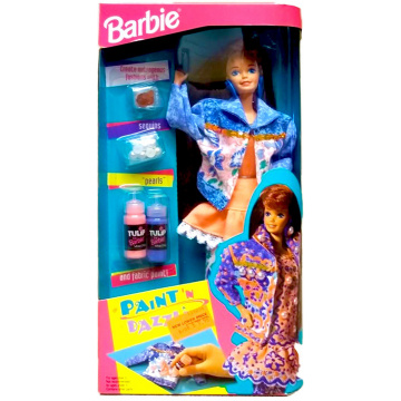 Muñeca Barbie Paint 'N Dazzle (pelirroja)