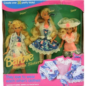 Set de regalo Barbie Sharin 'Sisters: muñecas Barbie, Skipper y Stacie