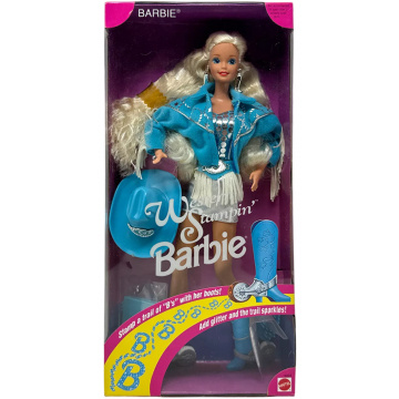 Muñeca Barbie Western Stampin'