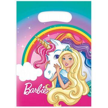 Amscan Bolsas de plástico Barbie Dreamtopia - 8 Piezas