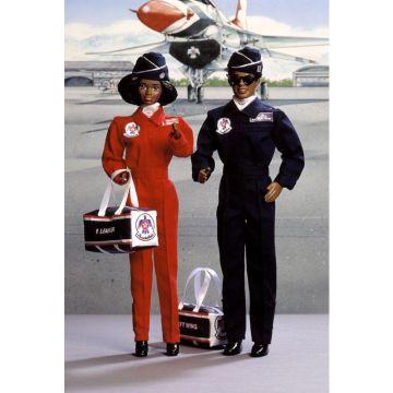 Air Force Barbie and Ken Deluxe Set (African-American)