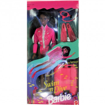 Muñeca Barbie Swim 'N Dive AA