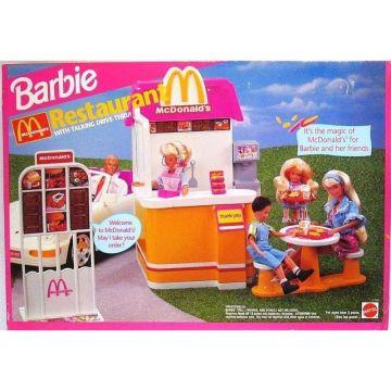 Set de juegos Barbie Restaurante McDonald's y Mc Auto