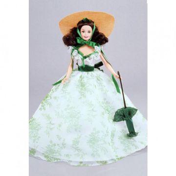 Muñeca Barbie es Scarlett O’Hara (Vestido de Barbacoa / BBQ Dress)