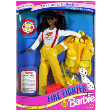 Muñeca Barbie Fire Fighter (AA)