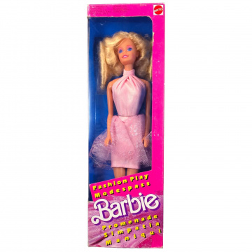 Muñeca Barbie Fashion Play (vestido rosa)