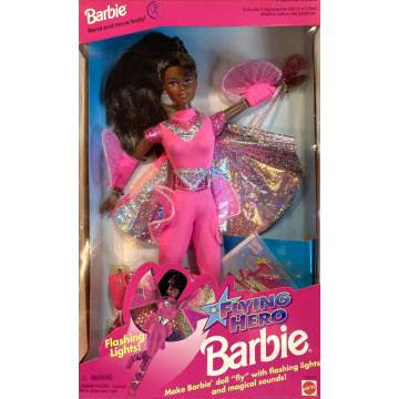 Muñeca Barbie Flying Hero (AA)