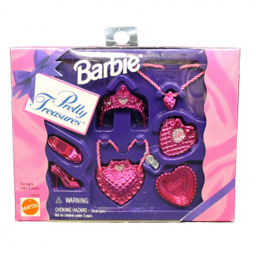 Barbie Pretty Treasures accesorios Rosados
