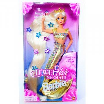 Muñeca Barbie Jewel Hair Mermaid
