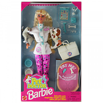 Muñeca Barbie Pet Doctor (rubia)