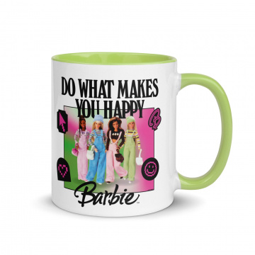 Taza con los iconos de la moda de Barbie de los años 2000