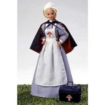 Muñeca Barbie enfermera de la Guerra Civil