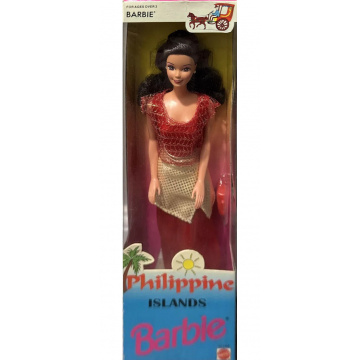 Philippine Islands Barbie II  (Rojo con delantal dorado)